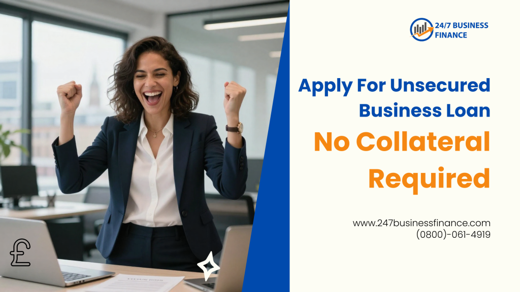 Unsecured business loans UK with no collateral required for SMEs