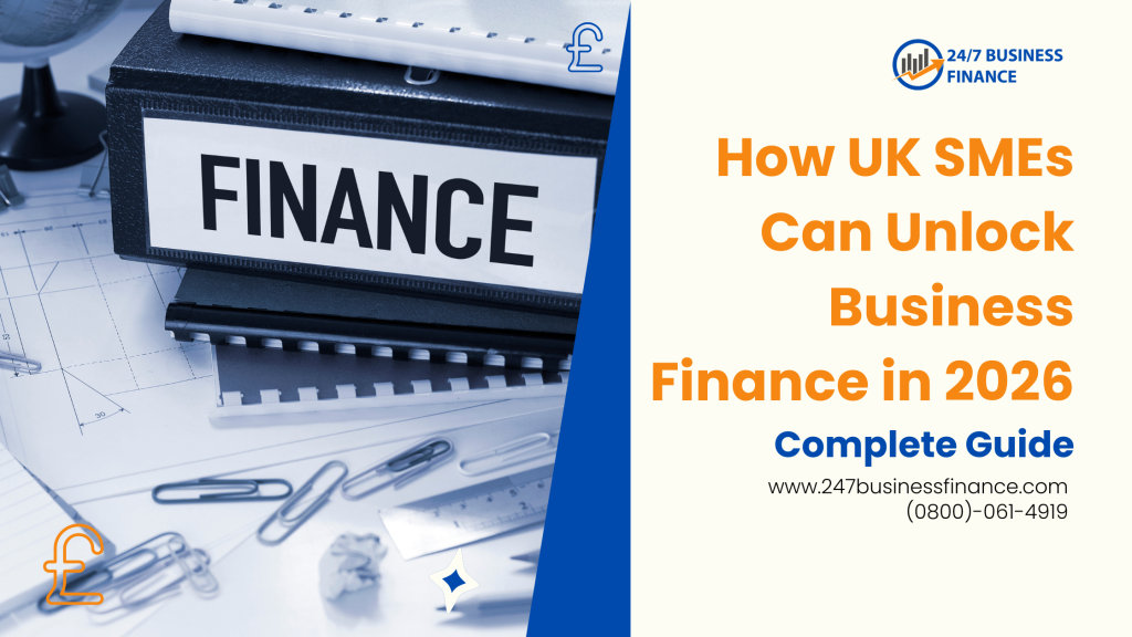 UK SME business owner reviewing business finance options in 2026 with 247 Business Finance Manchester