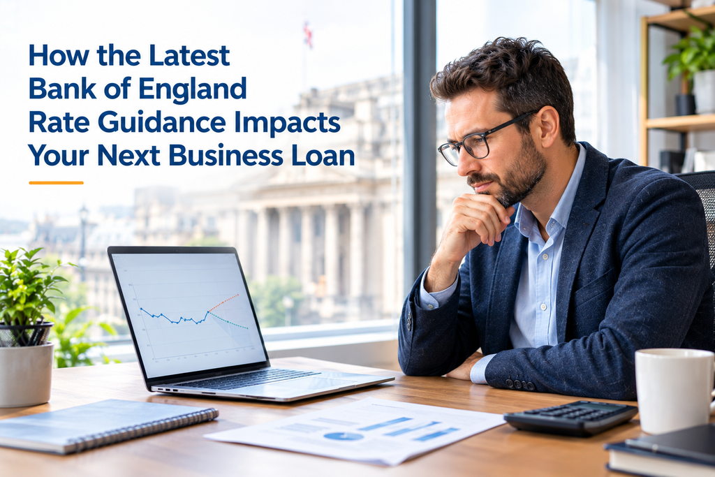 UK business owner reviewing interest rate trends following the Bank of England's rate decision